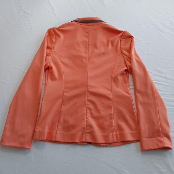 Company Ellen Tracy Company Jacket Peach One Button Blazer Long Sleeve Small - Picture 7 of 7